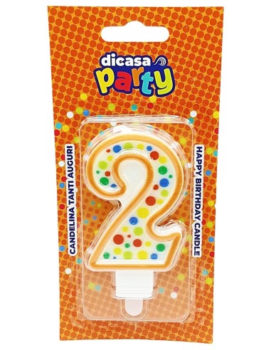 Dicasa Candelina Buon Compleanno - Numero 2